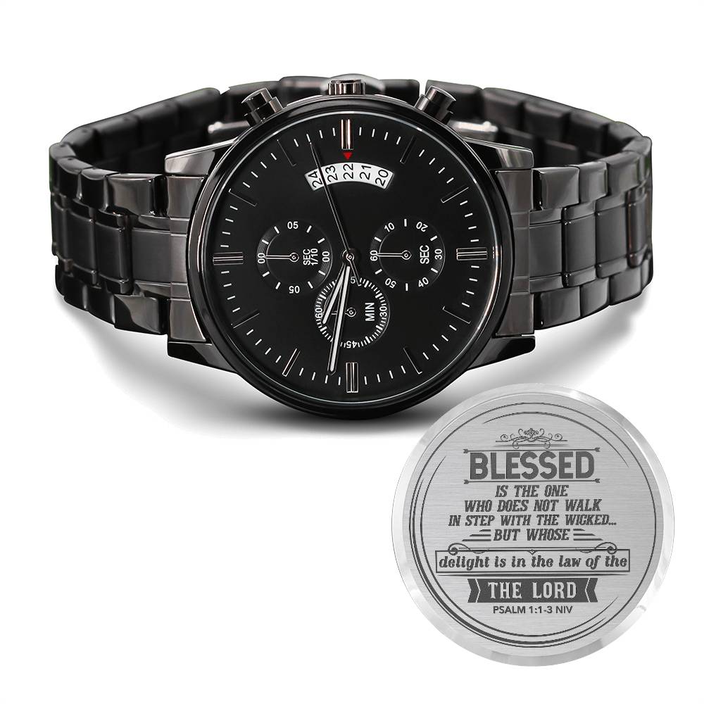 Men's Watch, Blessed is the One, Psalm 1:1-3 NIV