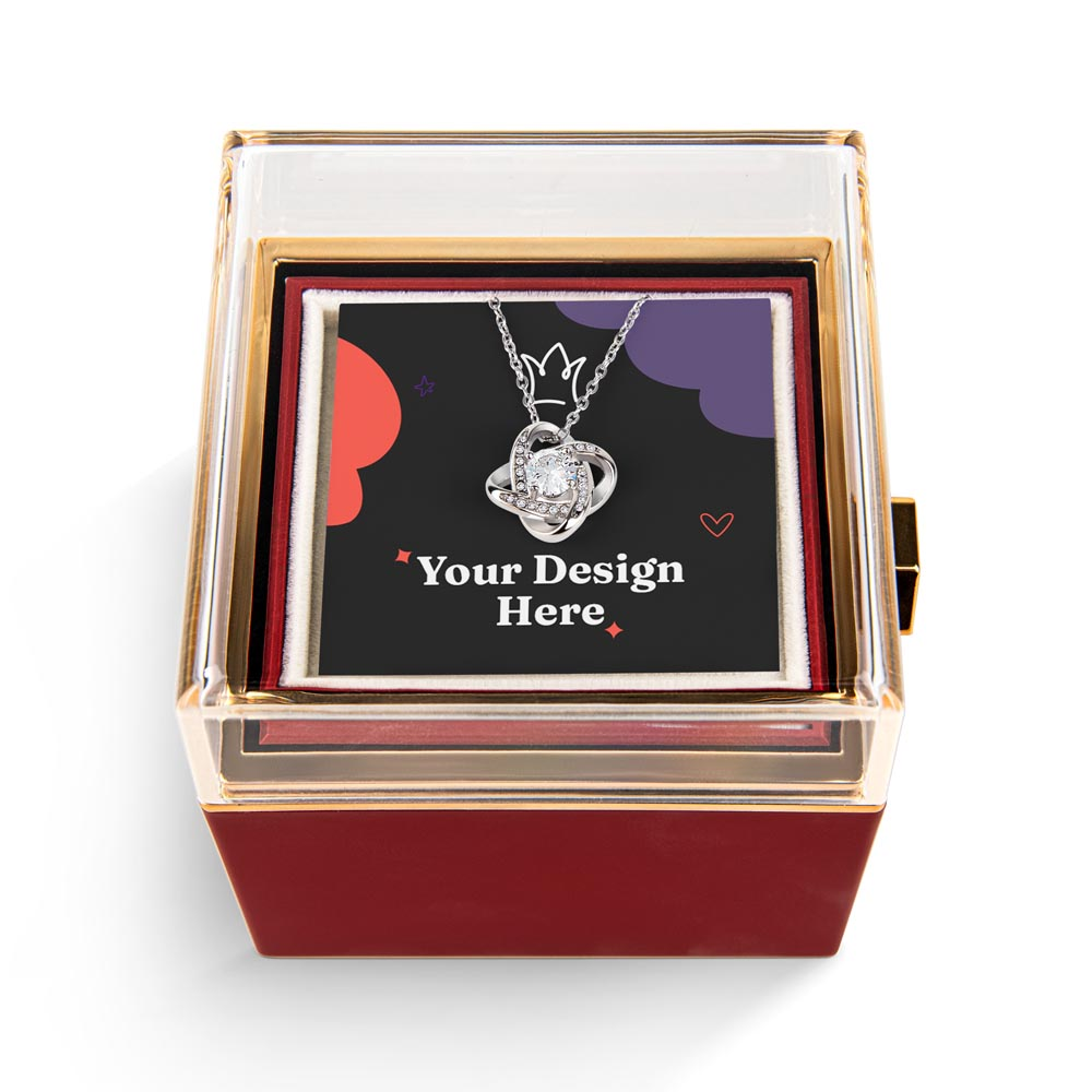 Chapters Cross - Daughter Birthday Necklace with Rose Box